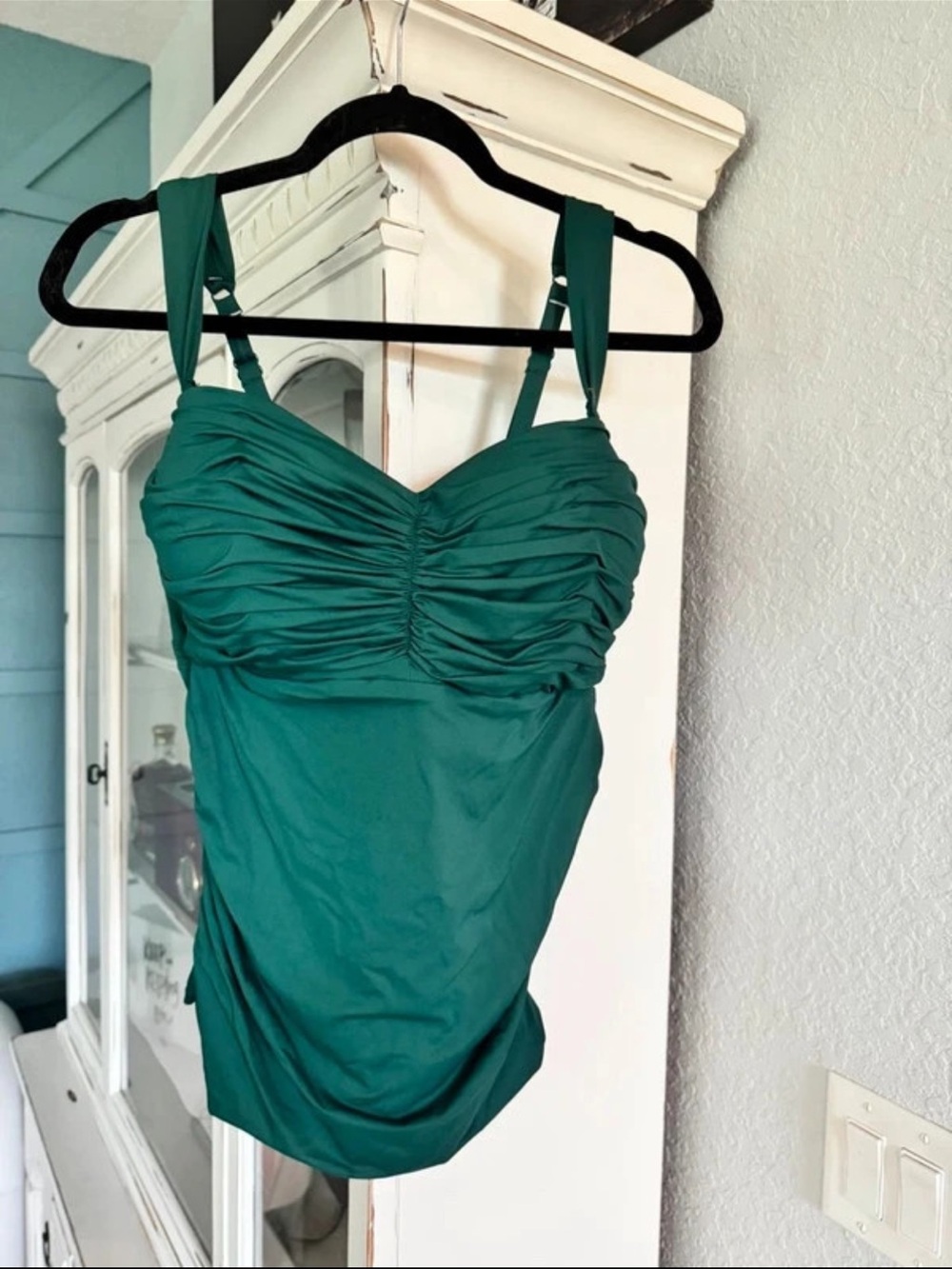 Coco Reef Teal Swim Tankini Top